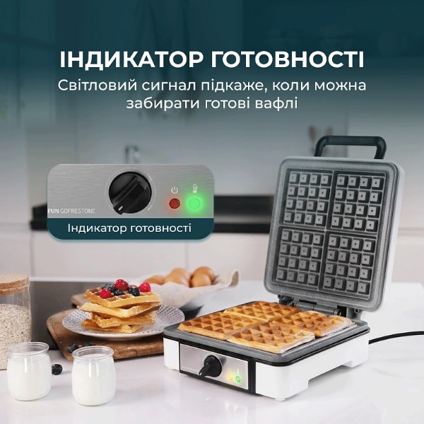 Фото - Вафельниця Cecotec Fun Gofrestone 4Inox (CCTC-08017)